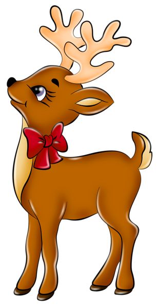 Santa Reindeer Cliparts
