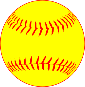 White Softball Cliparts