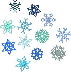 Snow Flakes Clip Art