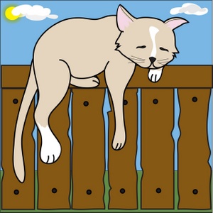 Lazy Cat Cliparts