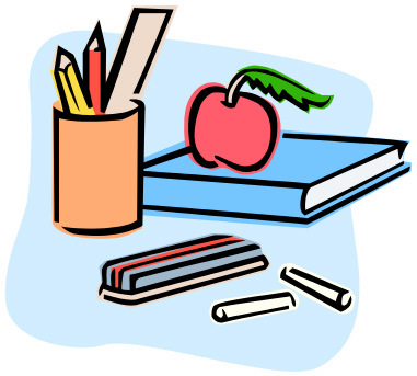 Clipart things in the classroom