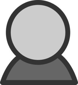 Gray Avatar Clip Art