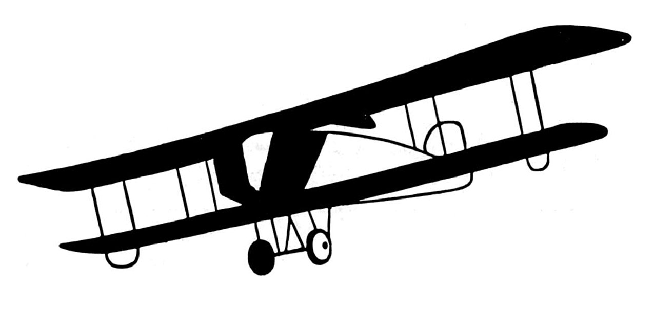 Classic Airplane Cliparts