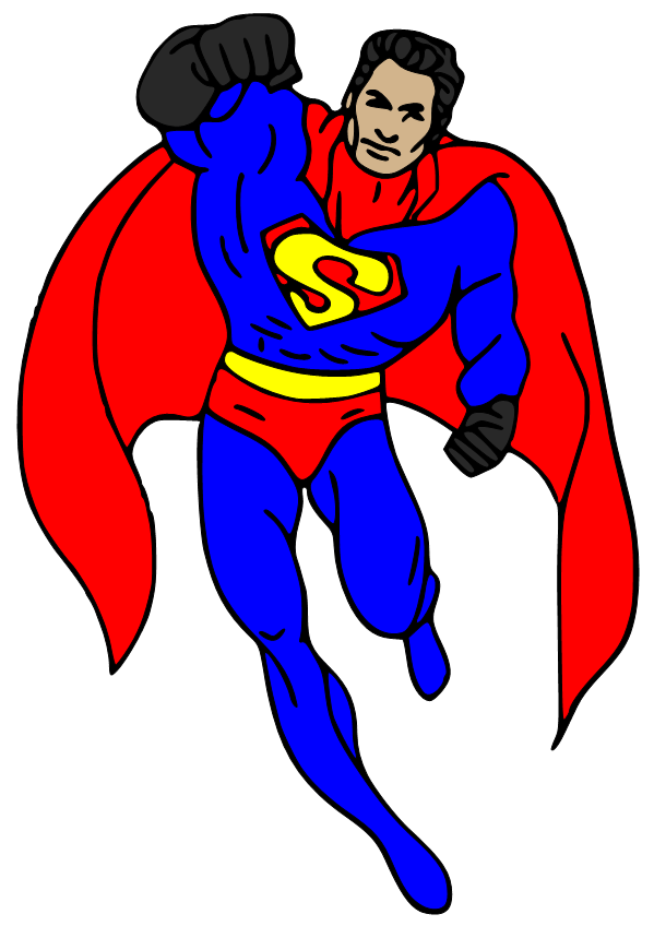 Superman Dress Cliparts