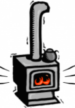 wood burner fireplace images clipart