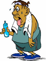 Funny Working Out Clipart