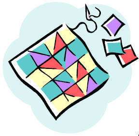 Quilt Clipart Black And White