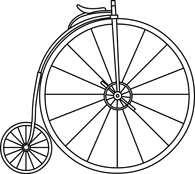 Free Black and White Transportation Outline Clipart