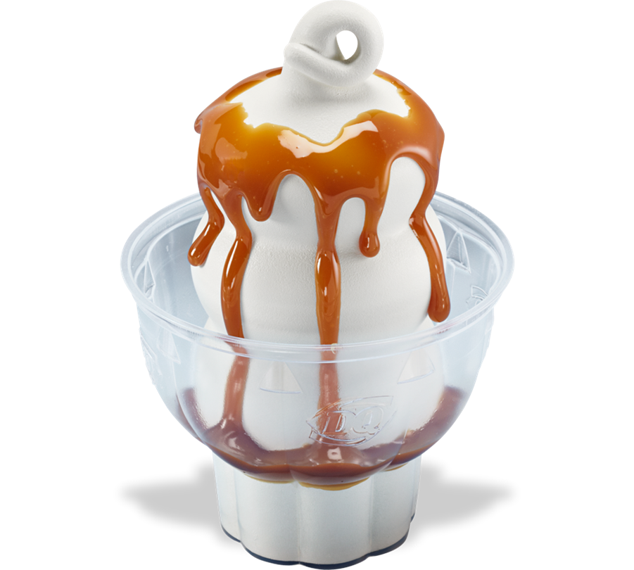 caramel ice cream sundae - Clip Art Library