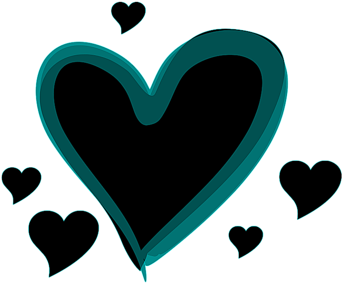 Black Hearts Email Address Photos Phone Numbers To Clipart