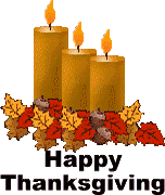 Thanksgiving Candle Cliparts