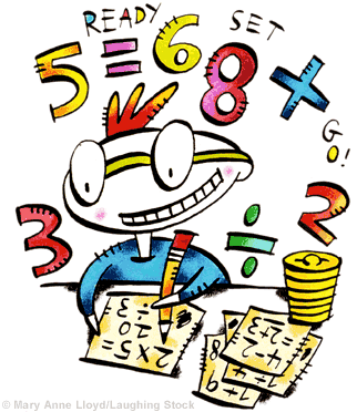 Kids Doing Math Clipart