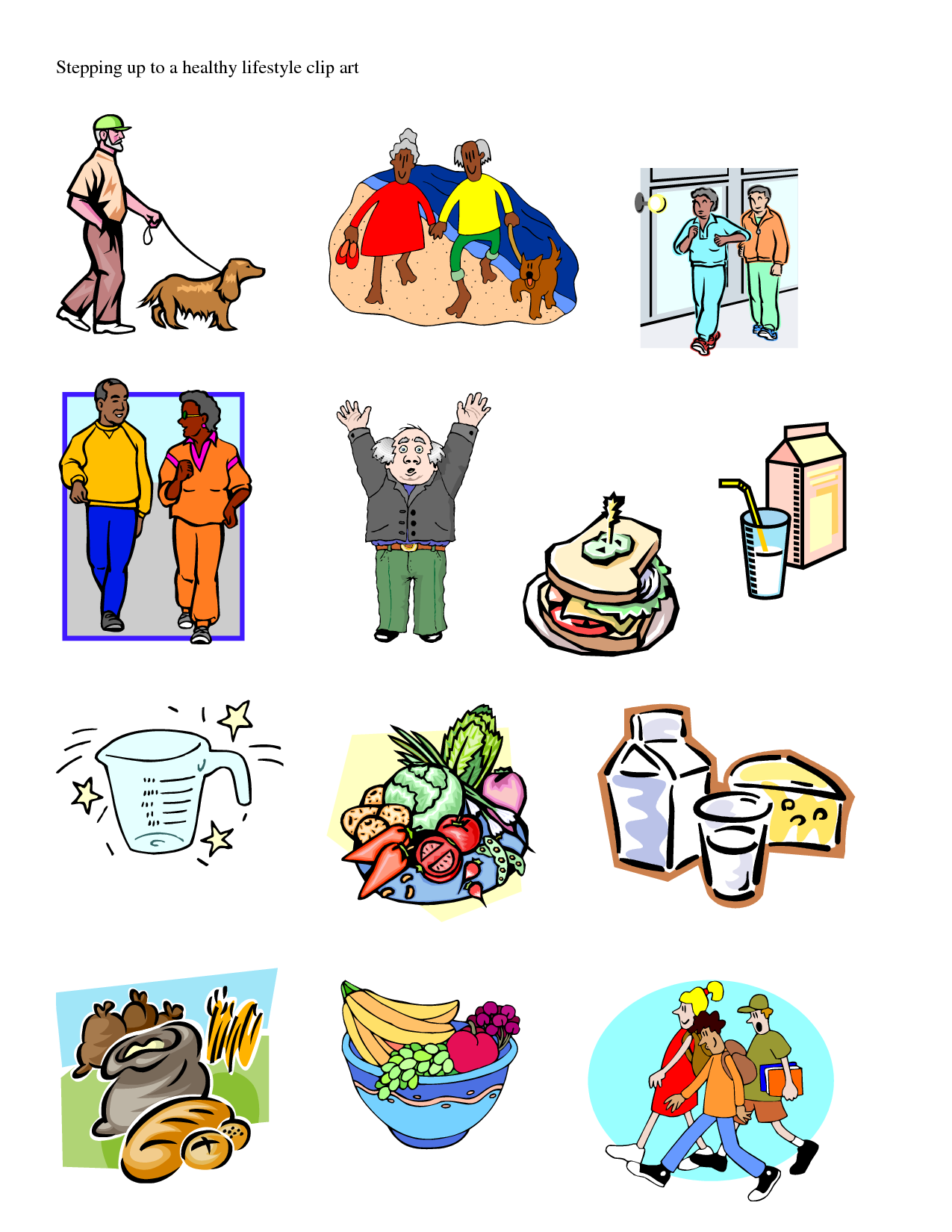 Healthy cliparts