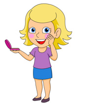 To Put On Makeup Clip Art 9190