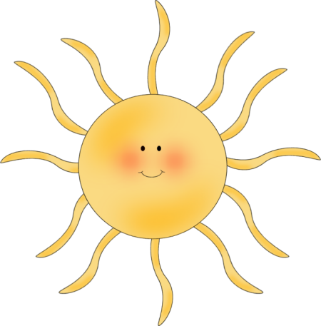 Girly Sun Cliparts