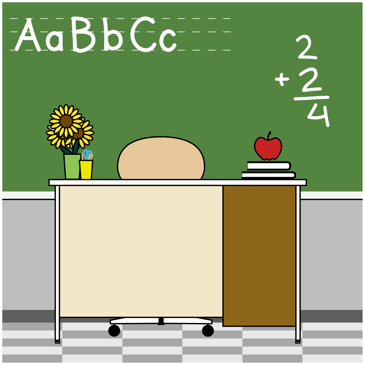 Class Desk Cliparts