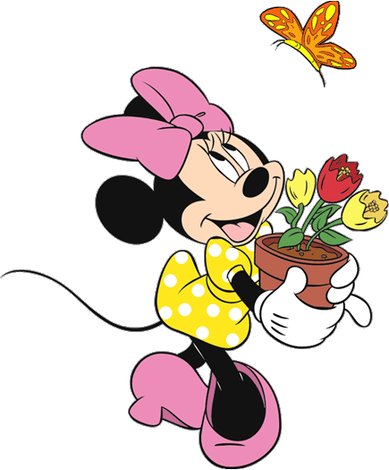 Disney Springtime Clip Art Image