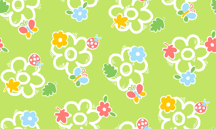 Flowers with Ladybugs  Butterflies background, wallpaper  Free