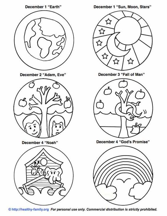 jesse tree coloring pages