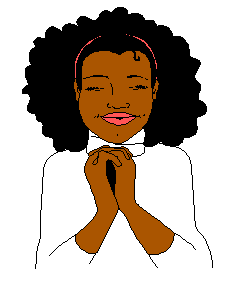 Animated Cliparts Prayer