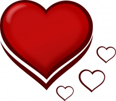 3 Heart Cliparts