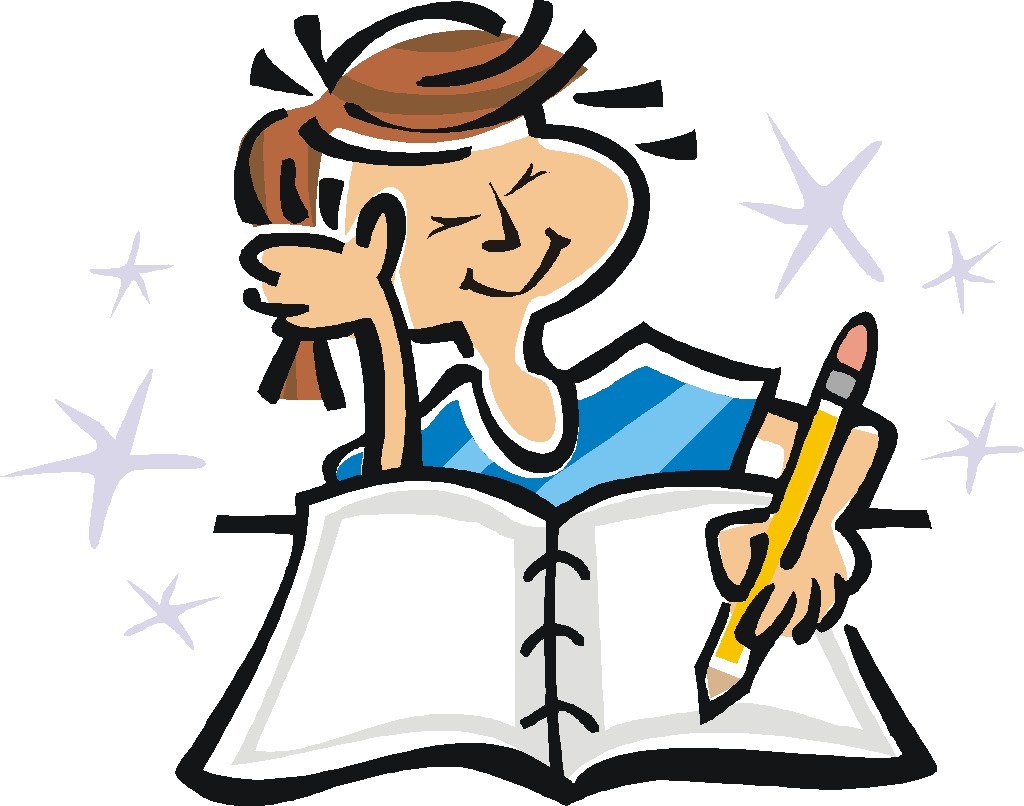 Writing Students Cliparts