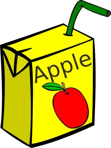 Orange Juice Box Clipart