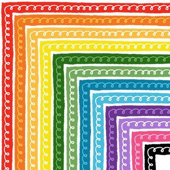 Clip Art: Curly Q Border Set