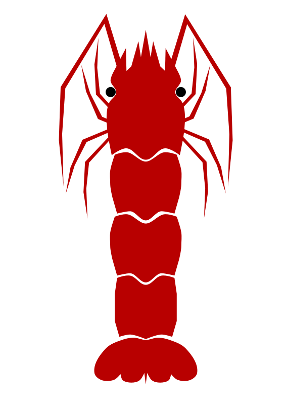Cute Shrimp Cliparts