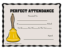 School Attendance Cliparts