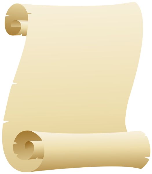 Scroll Clipart PNG Image