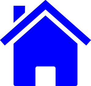 House Blue Cliparts