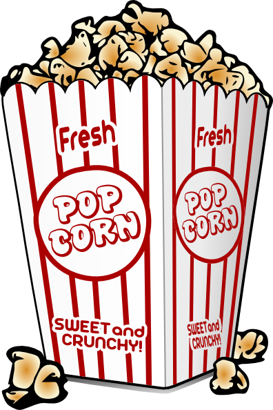 Free Piece Of Popcorn Clipart