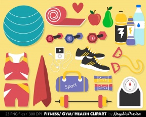 Gym Room Cliparts