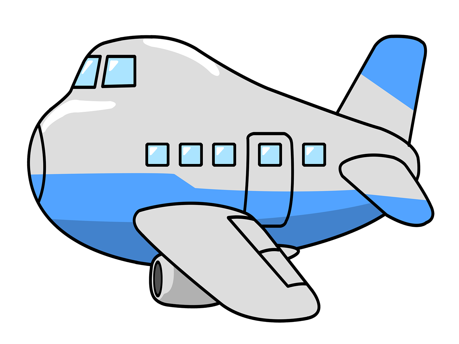 Cute Plane Cliparts