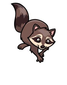 Funny Raccoon Cliparts