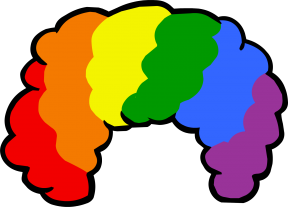 Clown Wig Cliparts