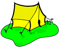 Free camping tents clipart