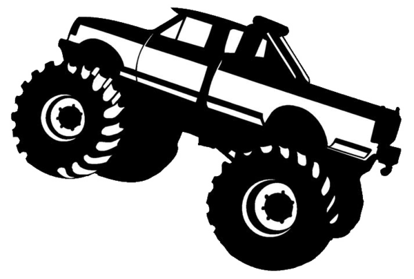 Lifted Truck Cliparts