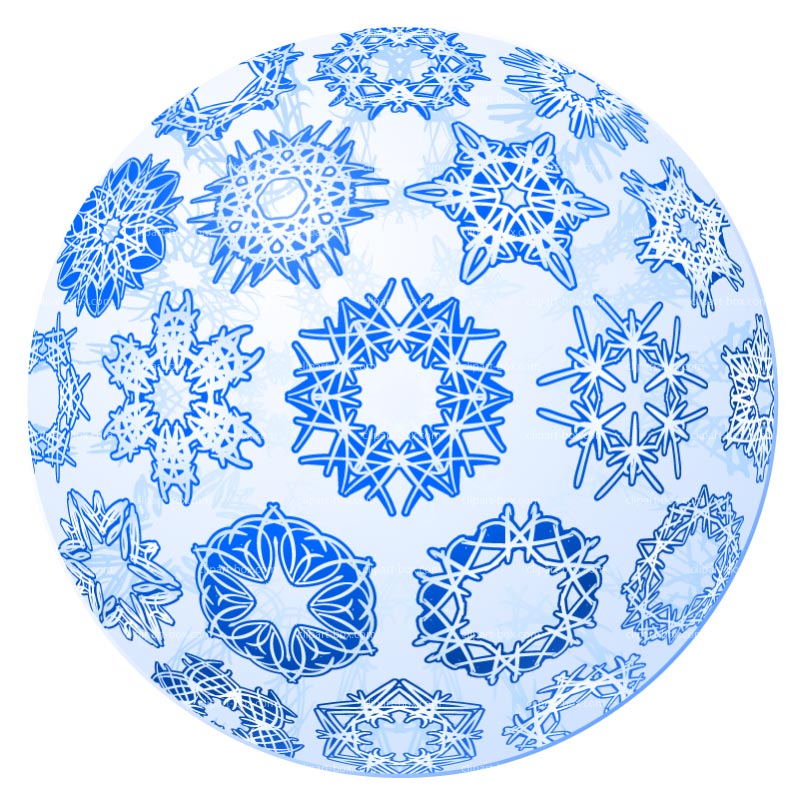 Snow Blue Cliparts