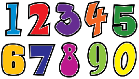 Funny Number Cliparts