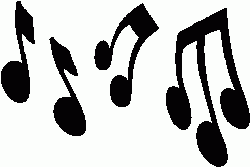 Christmas music notes border clip art free
