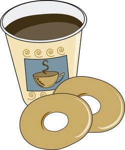 Coffee And Donuts Clipart