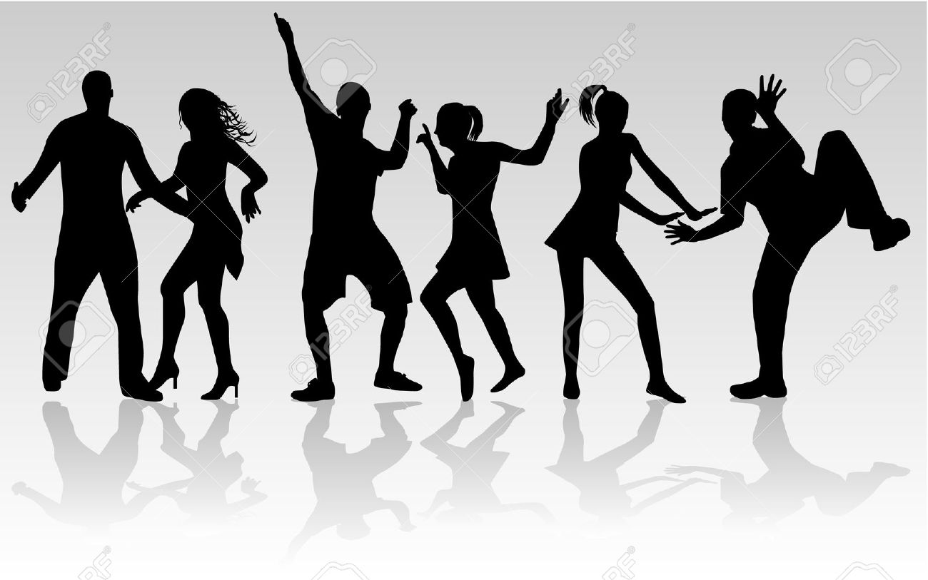 Dance people party image clipart free