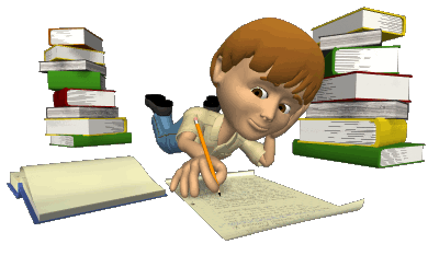 baby studying gif