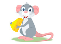 Mouse Biting Cliparts