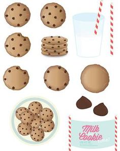 Kawaii Cookie Cliparts