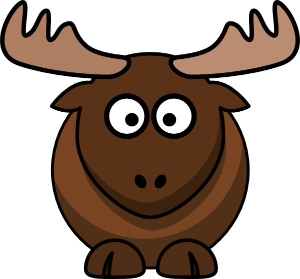 Christmas Moose Clipart