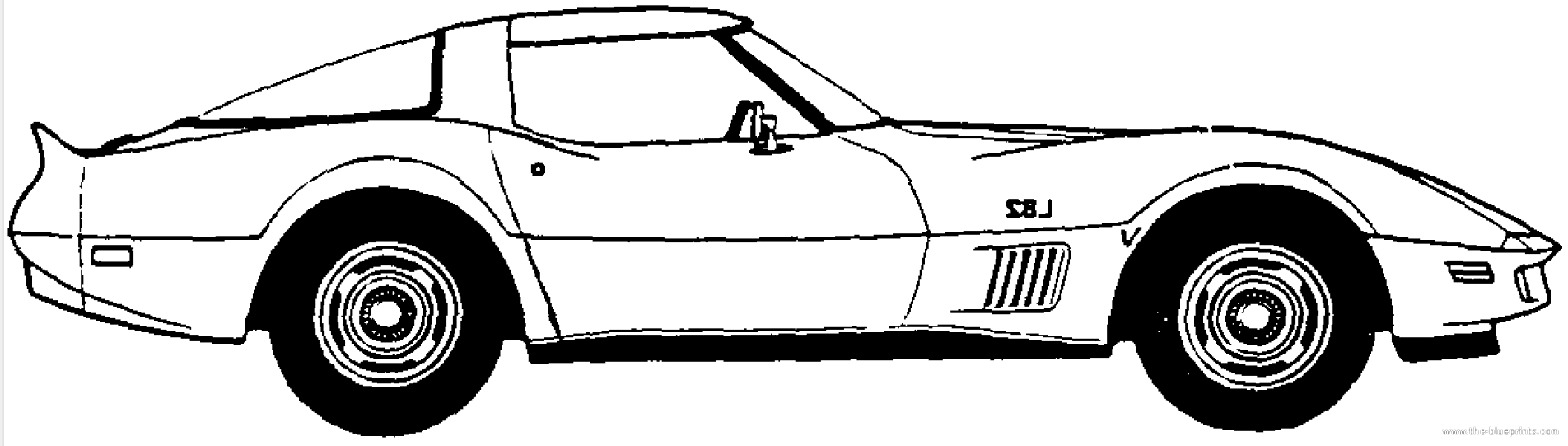 Chevrolet corvette z06 clipart