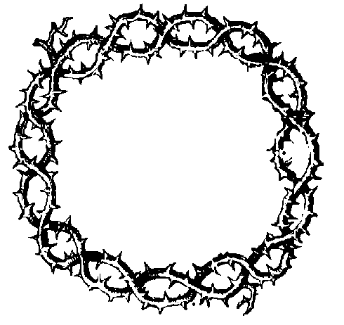 crown of thorns clipart